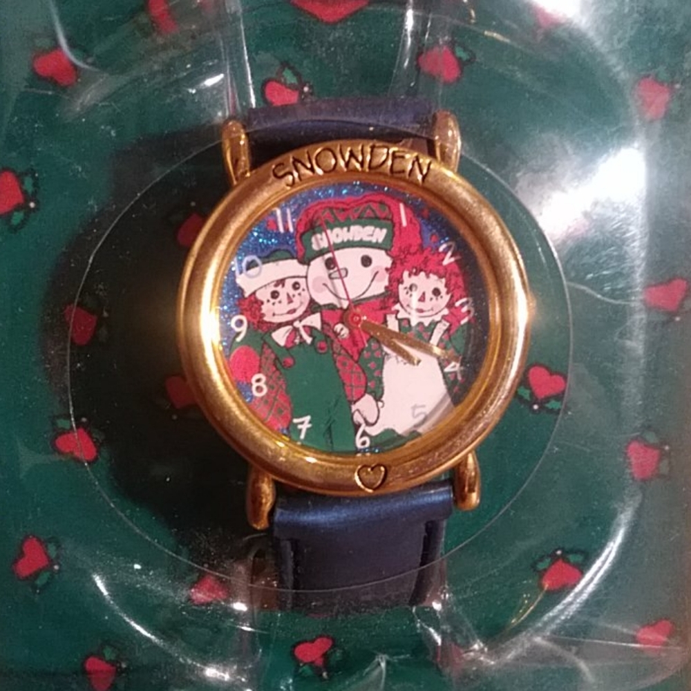 Snowden & Friends Watch glitter dial New